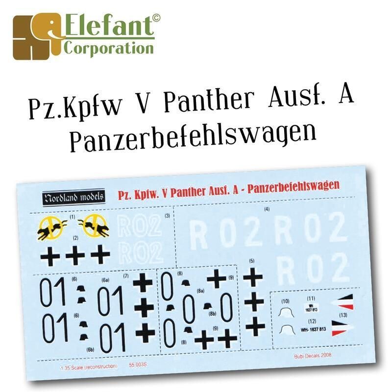 1:35 PANTHER AUSF. A - PANZERBEFEHLSWAGEN