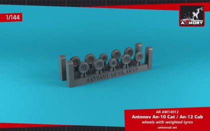 1:144 Antonov An-10/12 Cub wheels