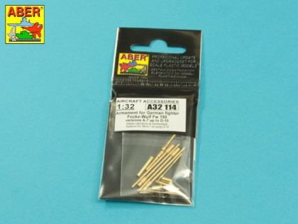 1:32 Armament for German fighter Fw-190 A7-D10