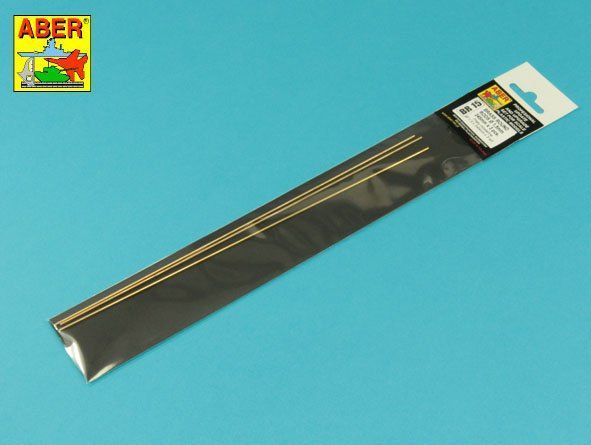 Brass round rods O 1,5mm length 245mm x 3 pcs.