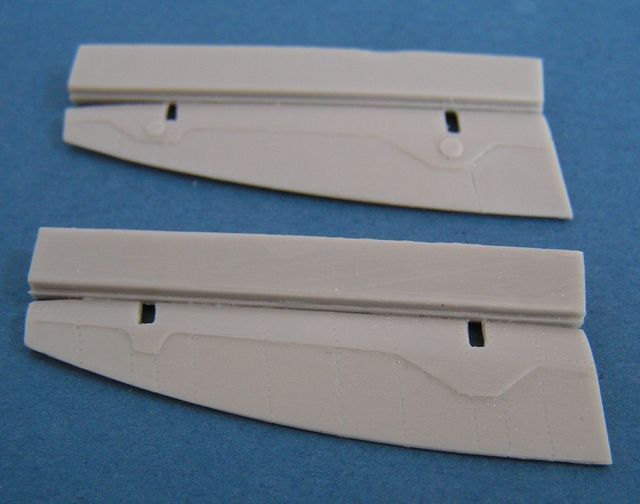 1:48 Spitfire Mk. V metal covered ailerons