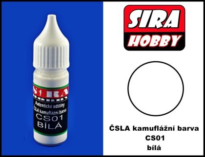 ČSLA kamuflážní barva - bílá