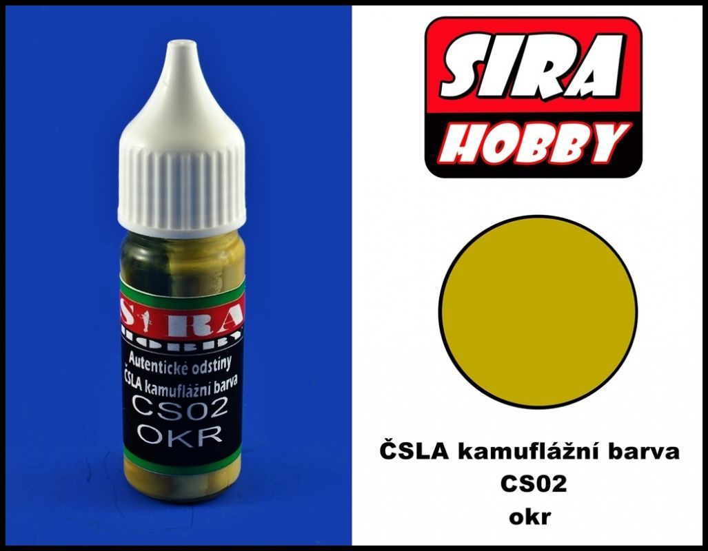 ČSLA kamuflážní barva - okr