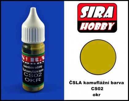ČSLA kamuflážní barva - okr