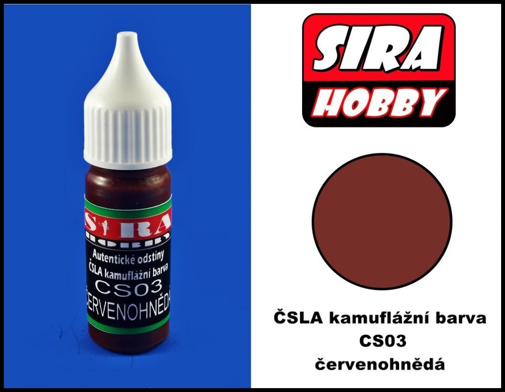 ČSLA kamuflážní barva - červenohnědá