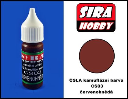 ČSLA kamuflážní barva - červenohnědá