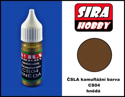 ČSLA kamuflážní barva - hnědá