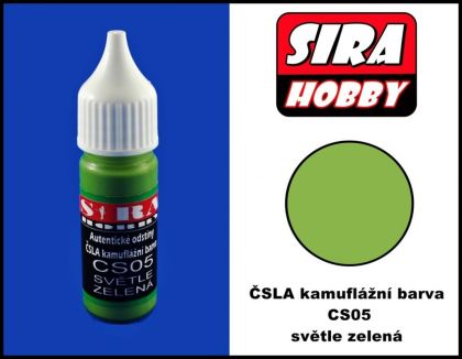 ČSLA kamuflážní barva - světle zelená