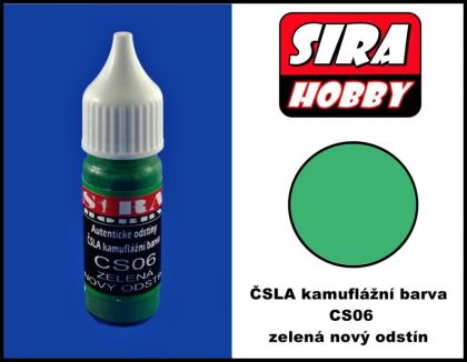 ČSLA kamuflážní barva - zelená nový odstín