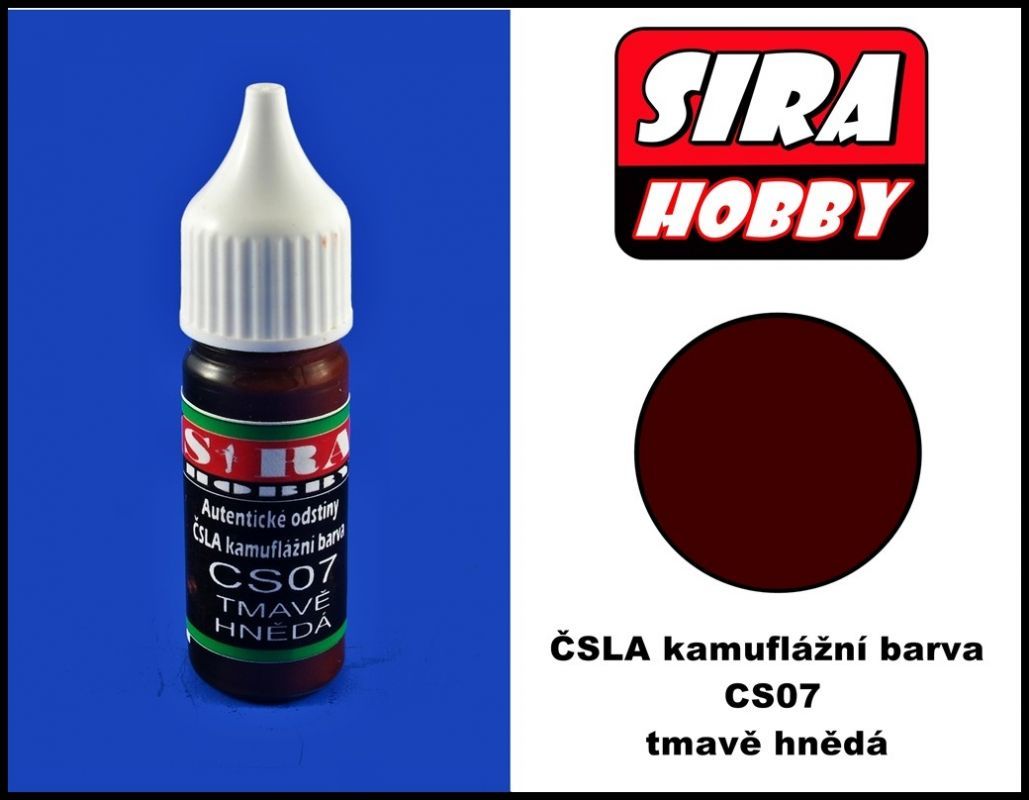 ČSLA kamuflážní barva - tmavě hnědá