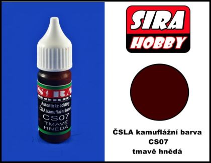 ČSLA kamuflážní barva - tmavě hnědá