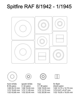 1:72 Spitfire RAF late