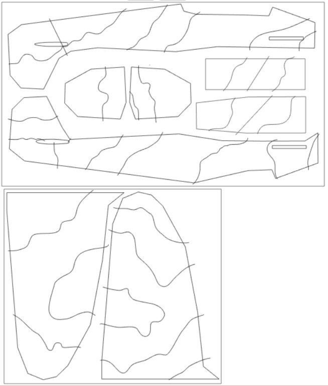 1:48 Spitfire Mk.I kamuflážní pole camo A (pro Eduard 11143)