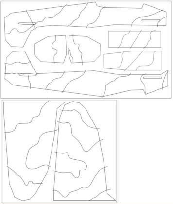 1:48 Spitfire Mk.I kamuflážní pole camo A (pro Eduard 11143)