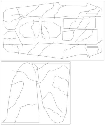 1:48 Spitfire Mk.I kamuflážní pole camo H (pro Eduard 11143)