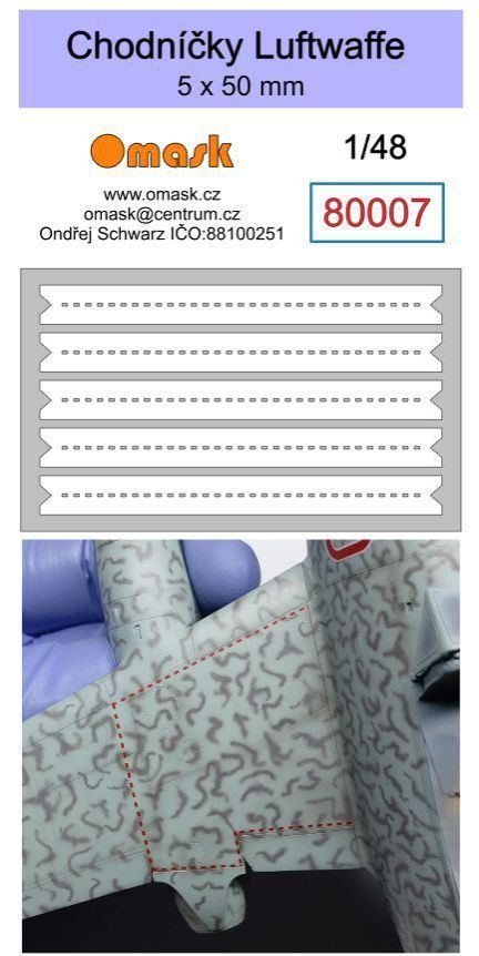 1:48 Chodníčky Luftwaffe 5x5cm