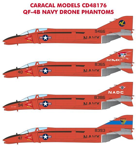1:48 QF-4B Navy Drone Phantoms