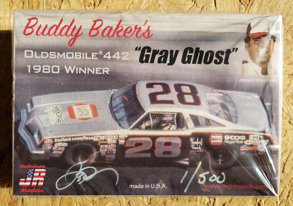 1:25 Buddy Bakers Gray Ghost No.28 Oldsmobile 442 Winner 1980