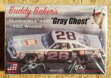 1:25 Buddy Bakers Gray Ghost No.28 Oldsmobile 442 Winner 1980