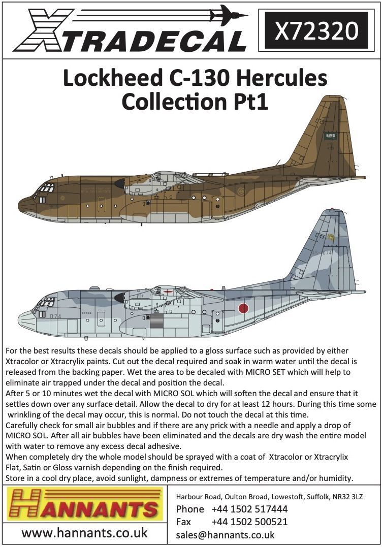 1:72 Lockheed C-130 Hercules Collection Part 1