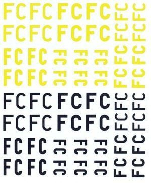 1:48 Forsokscentralen FC Letters (Yellow & Black)