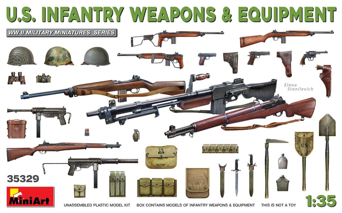1:35 U.S. INFANTRY WEAPONS & EQUIPMENT