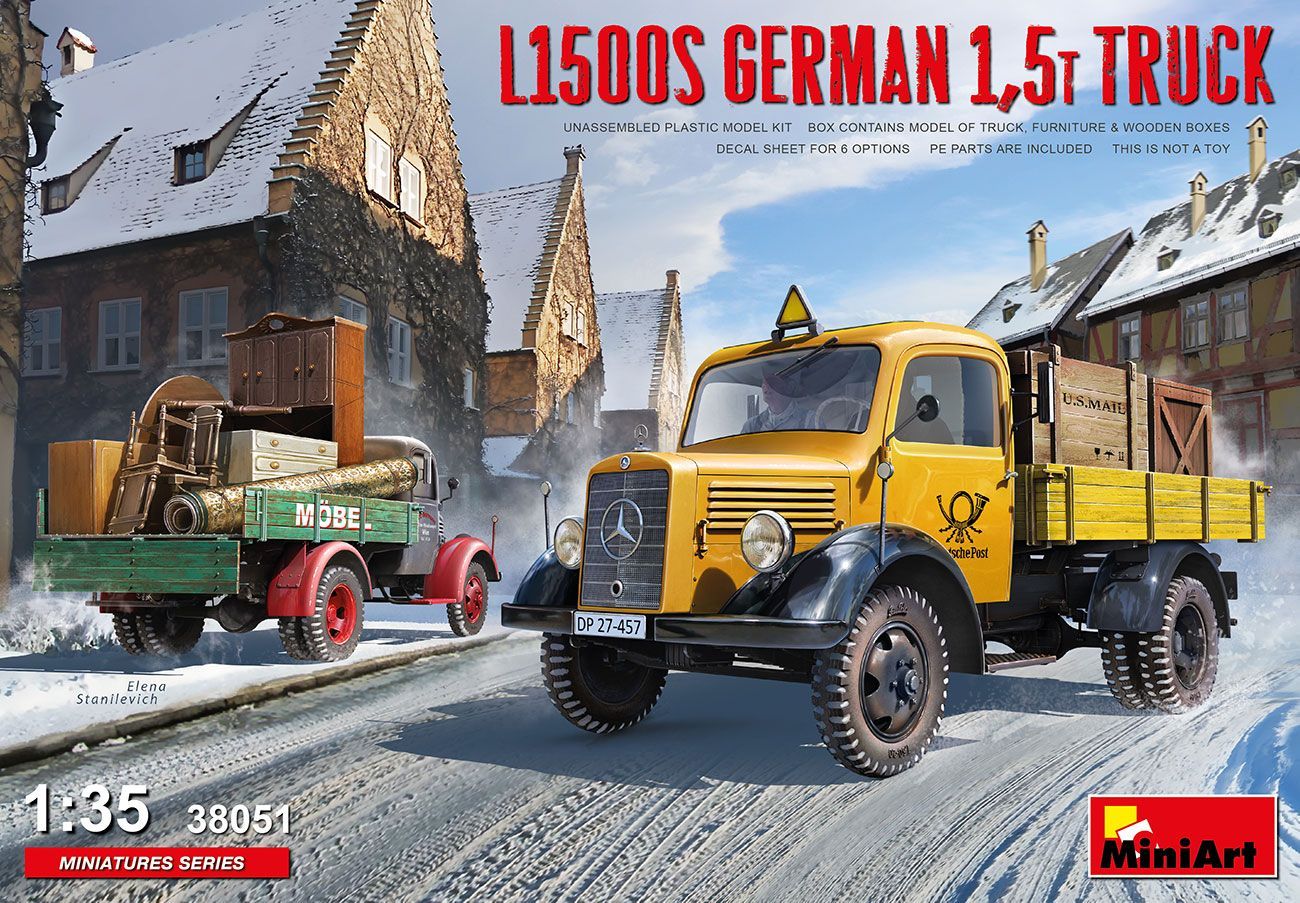 1:35 L1500S GERMAN 1,5T TRUCK