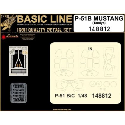 1:48 P-51 MUSTANG (TAMIYA) - BASIC LINE PLUS