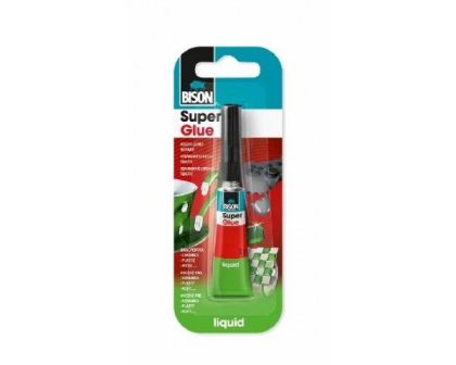 Sekundové lepidlo Bison super Glue, blistr 3g