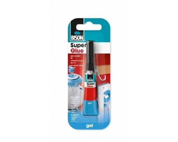Sekundové lepidlo Bison super Glue GEL, blistr 2g