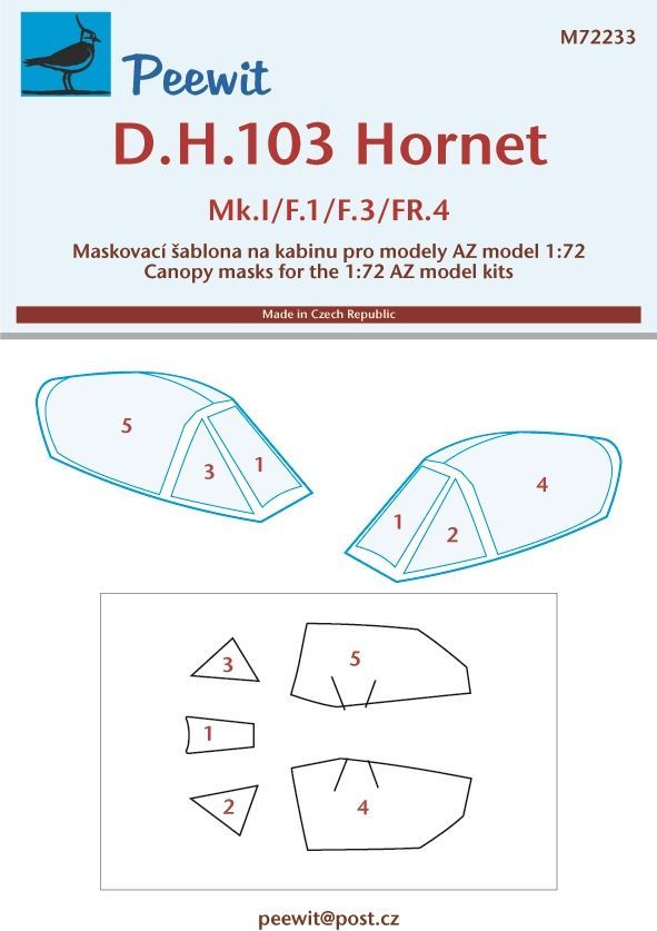 1:72 de Havilland DH-103 Hornet