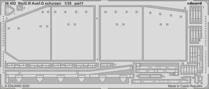 1:35 StuG III Ausf.G schurzen