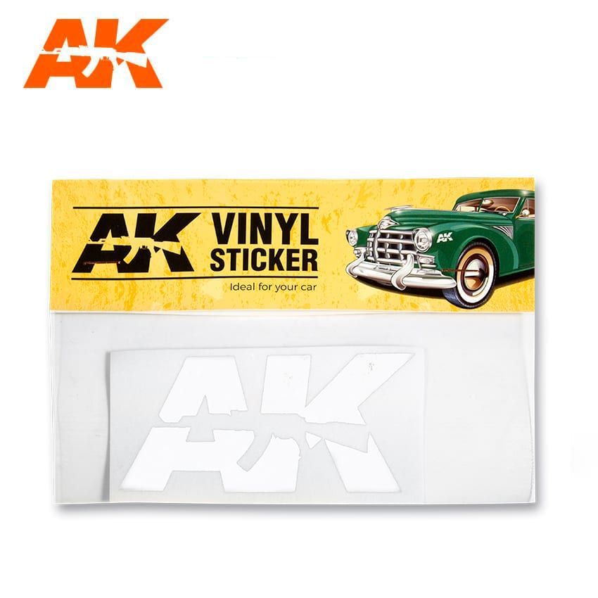 VINYL STICKER WHITE
