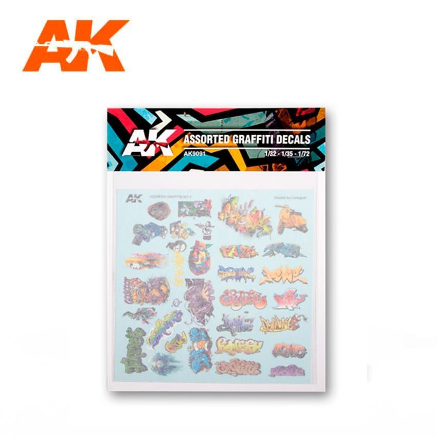 1:32/1:35/1:72 ASSORTED GRAFFITI DECALS
