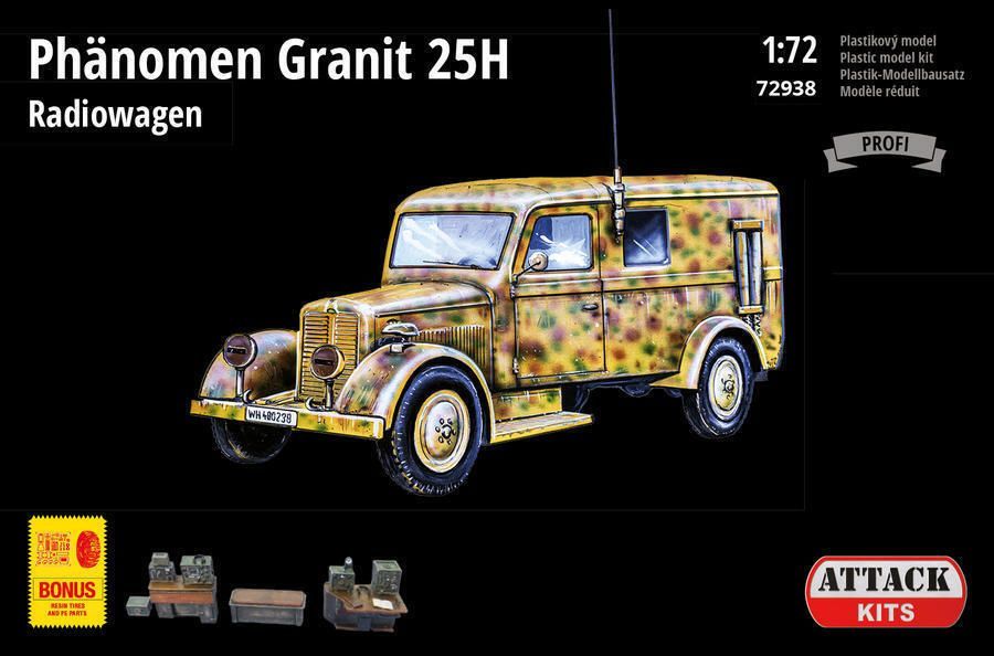 1:72 Phänomen Granit 25H Radiowagen (w/ resin&PE)