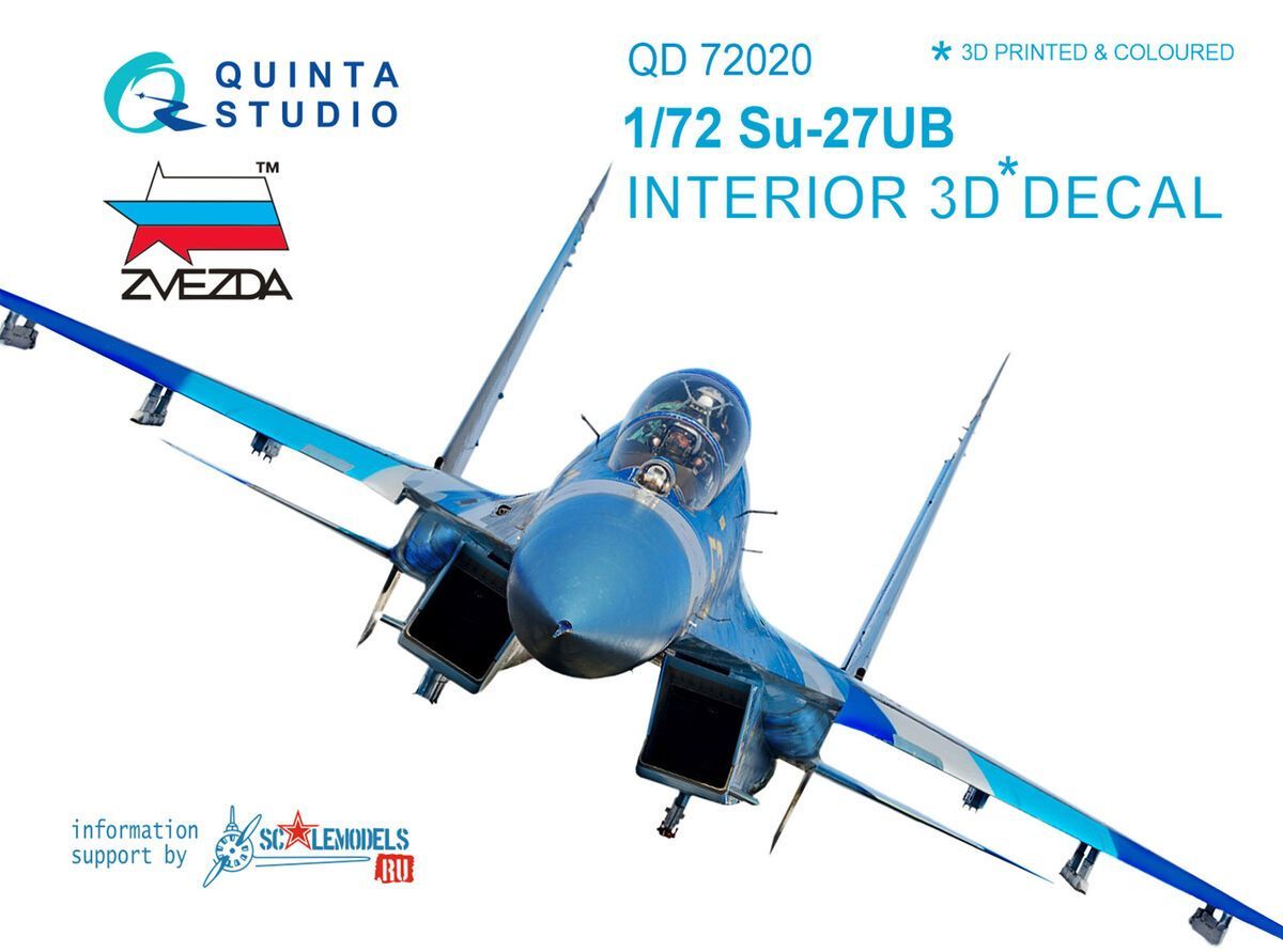 1:72 Su-27UB Interior 3D Decal