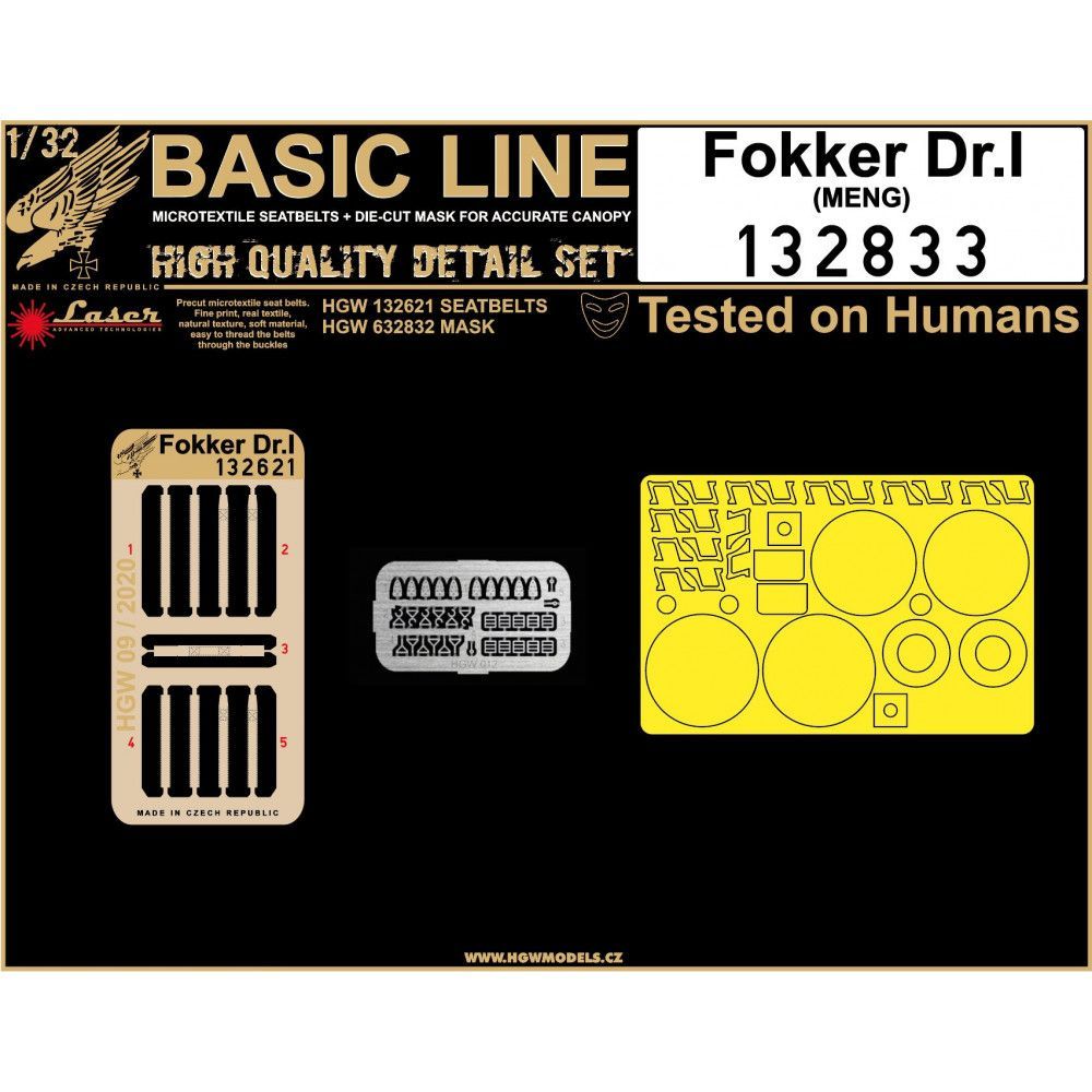 1:32 FOKKER DR.I (MENG) - BASIC LINE