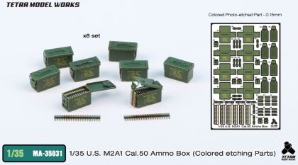 1:35 U.S. M2A1 Cal.50 Ammo Box (Colored etching Parts)
