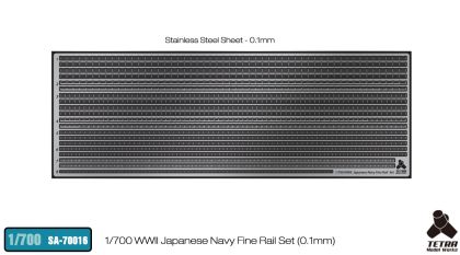 1:700 WWII Japanese Navy Fine Rail Set