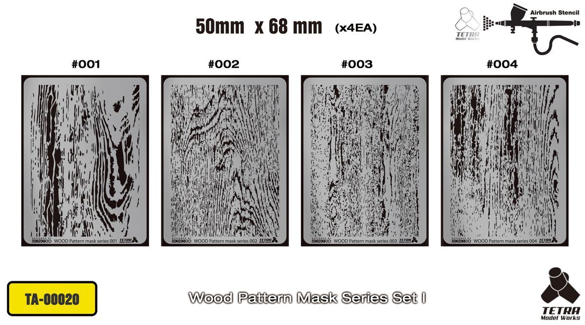 Wood Pattern Mask Series Set I