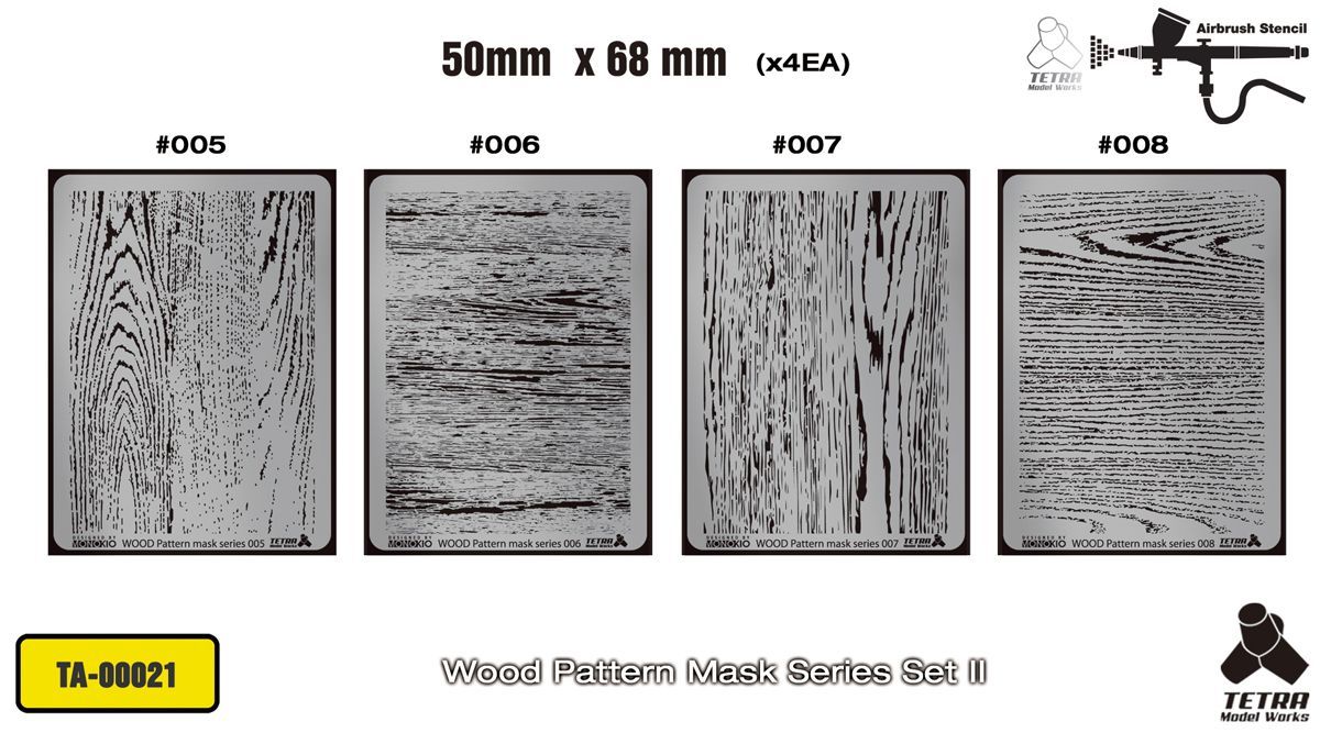 Wood Pattern Mask Series Set II