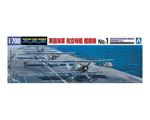1:700 British Carrier-borne Aircraft No.1 8 x Swordfish