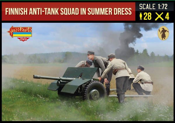 1:72 Finnish Anti-Tank Squad in Summer Dress WWII