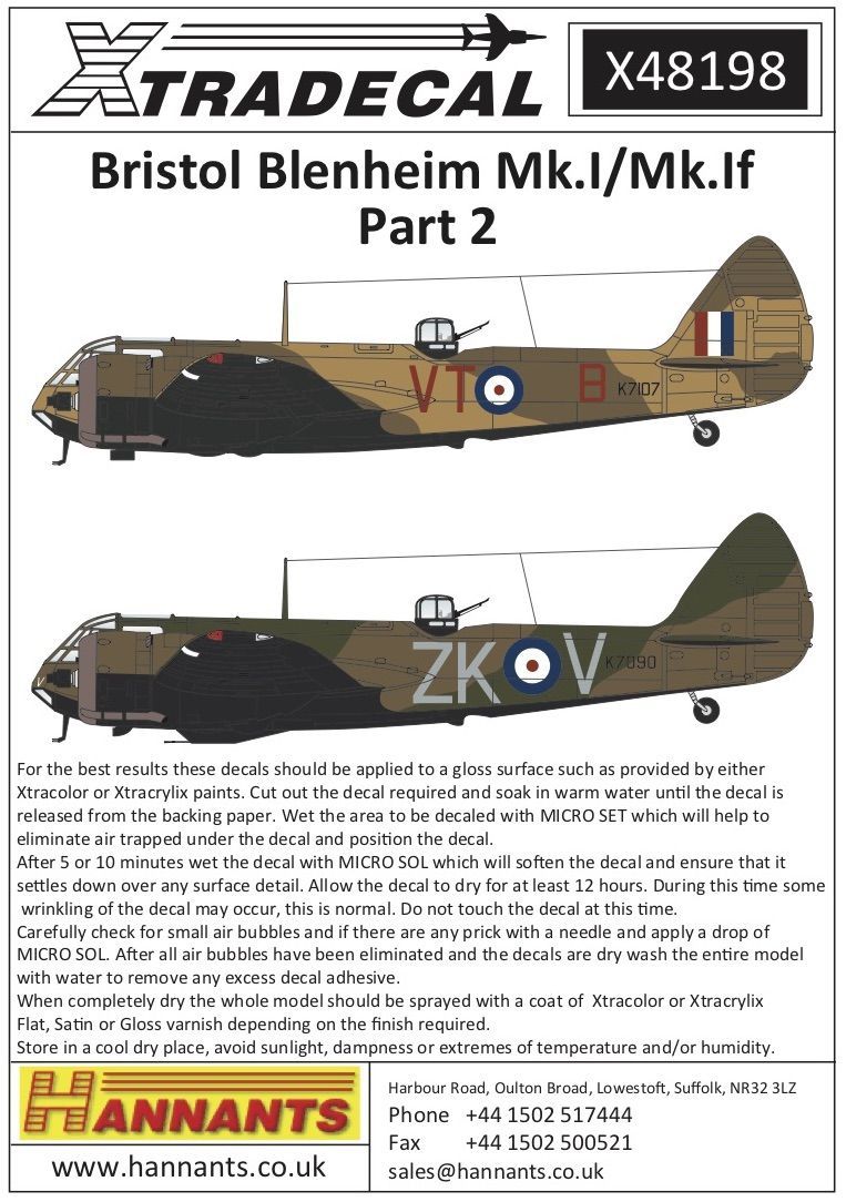 1:48 Bristol Blenheim Mk.I/Mk.If pt2