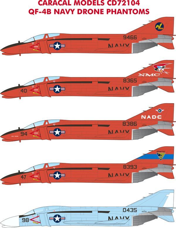 1:72 McDonnell QF-4B Navy Drone Phantoms
