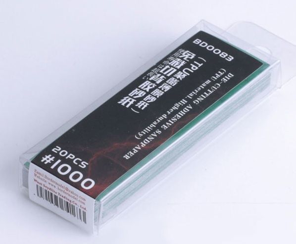 Die-Cutting Adhesive Sandpaper #1000 - 20 pcs. (TPU Material - Higher Durability)