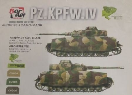 1:35 Pz.Kpfw IV Ausf G/H Masking Sheet