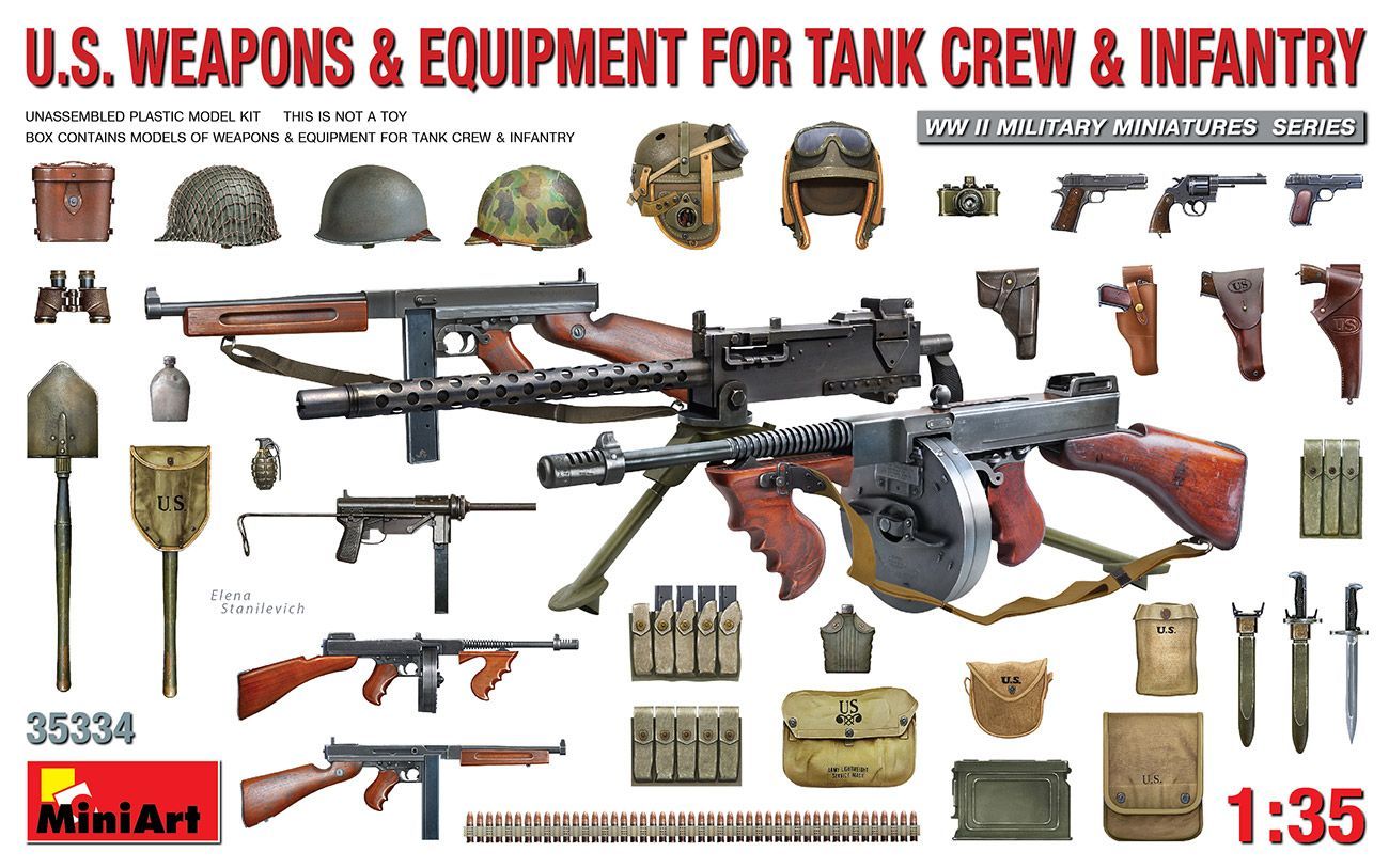 1:35 U.S. WEAPONS & EQUIPMENT FOR TANK CREW & INFANTRY