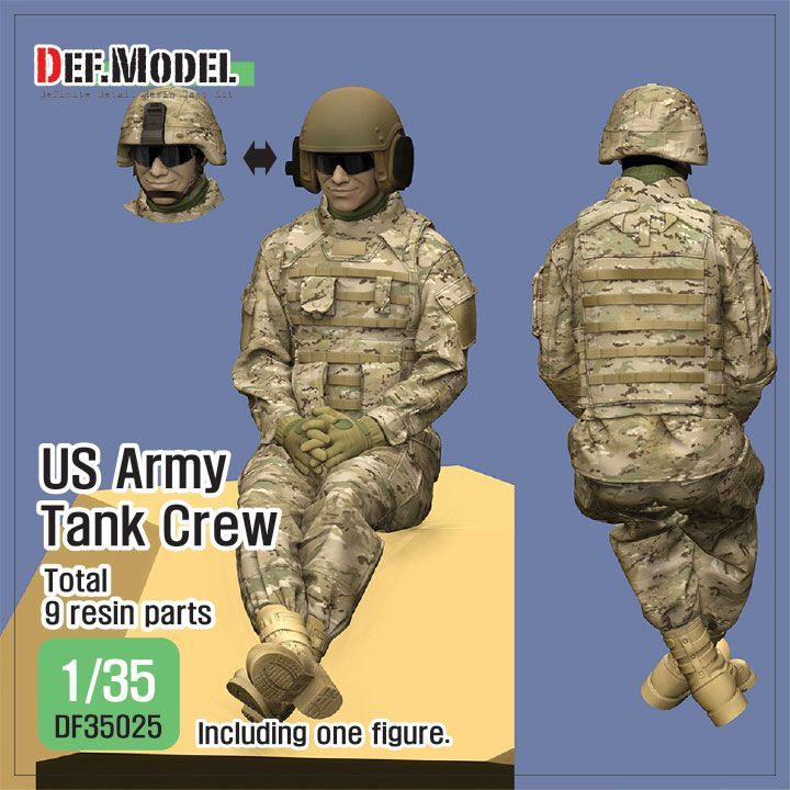 1:35 Modern US Army Tank crew rest