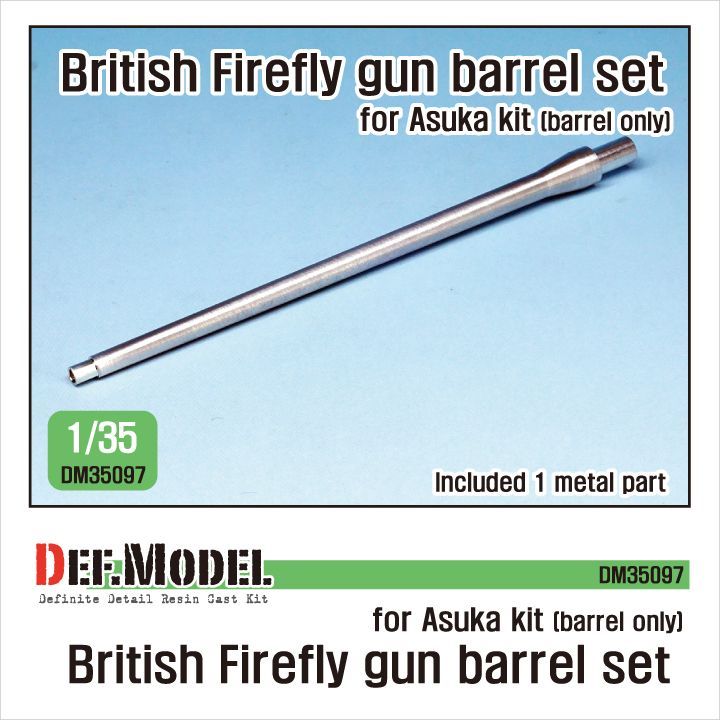 1:35 British Sherman Firefly metal barrel (Except for muzzle brake)